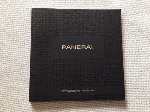 Libretto booklet panerai - booklet,