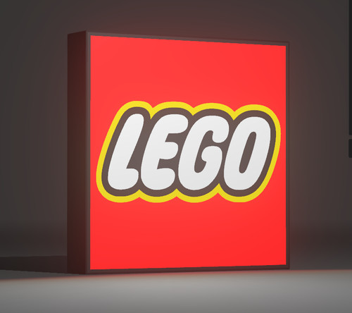 Lampada insegna luminosa box - ,