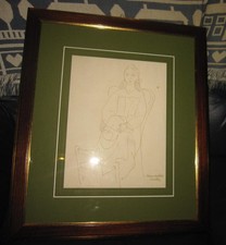 1951 Mario Vellani Marchi Studio per Merlettaia - Burano  Bagutta