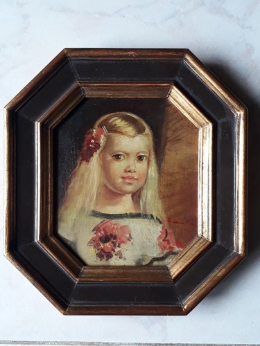 Quadro antico dipinto olio - quadro,