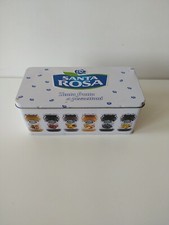 Antica Porta Fette Biscottate Latta Marmellata Santa Rosa. 21x10 prof 8cm