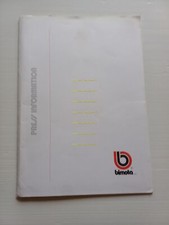 Bimota presentazione Bimota Experience 1988 cartella stampa originale press kit