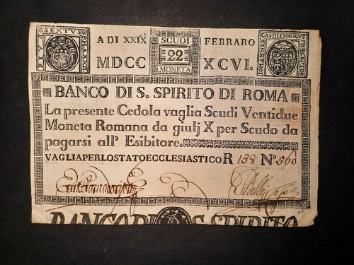 Scudi banco santo spirito - 22,