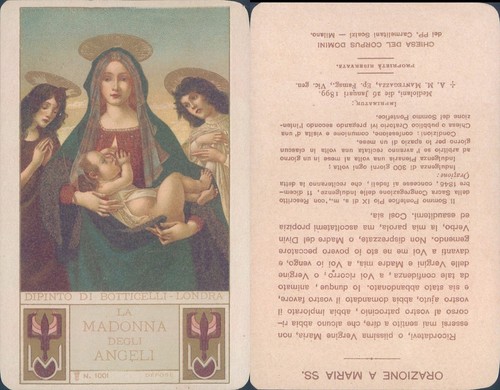 Santino della madonna - della,