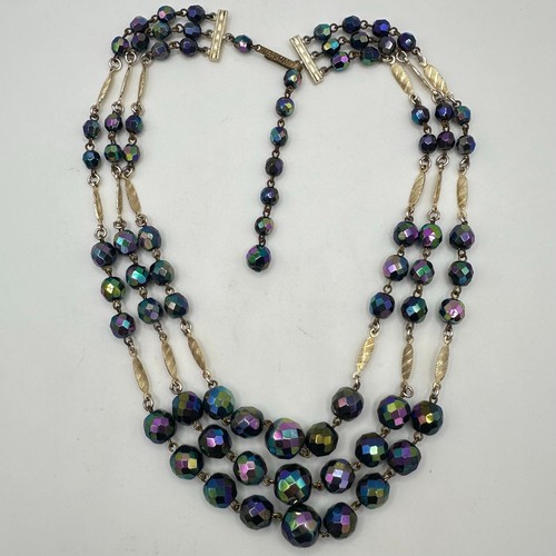 Collana perline multifilo - di,
