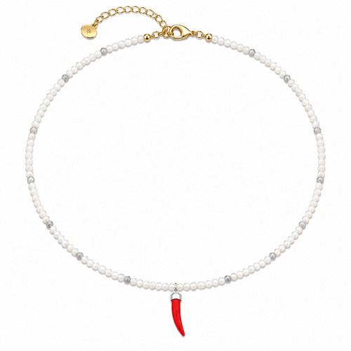 Collana con cristalli - collana,