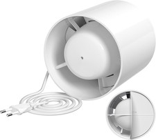 Aspiratore Da Bagno 100Mm, Ventilatore Da Condotto Aspiratore Bagno Ventilatore 