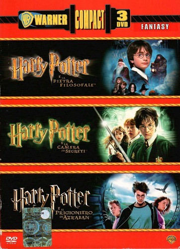 Dvd harry potter compact 3 - dvd,