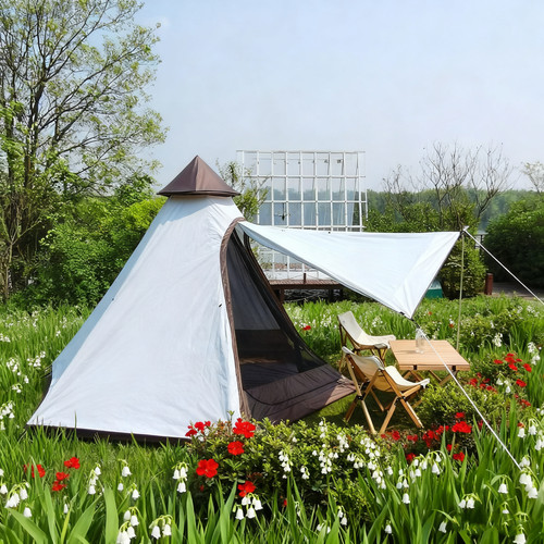 Tenda campeggio tipi - tipi, bianca