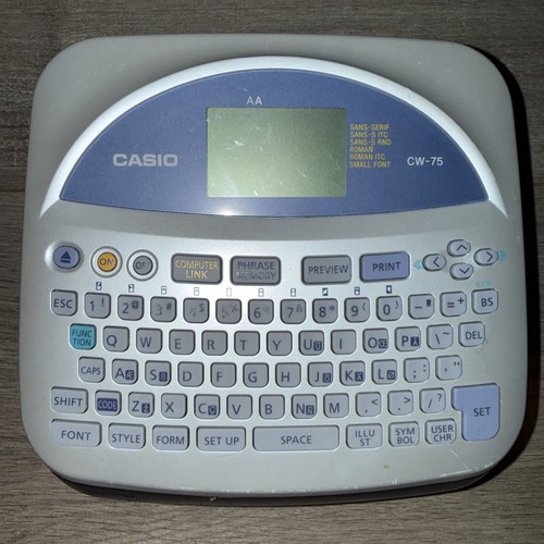 Casio dvd stampante - cw-75,