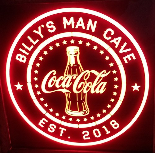 Insegna led coca cola - insegna, coca-cola