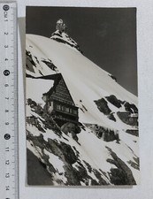 I121765 Cartolina Svizzera - Jungfraujoch - Berghaus u Sphinx-Pavillon - VG 1954