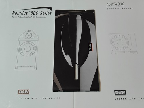 Bowers wilkins serie 800 - &,