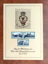 Foglio commemorativo DDR -