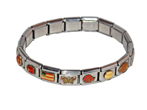 Bracciale stile zoppini link - bracciale,