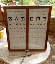 Tavola Ottometrica Decimale Mista Vintage