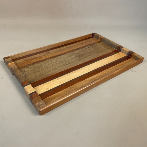Antique wooden tray - tray, rectangle