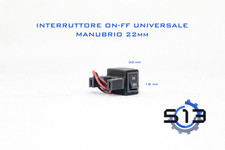 PULSANTE MANUBRIO INTERRUTTORE ON/OFF 12V - UNIVERSALE MOTO SCOOTER EBIKE