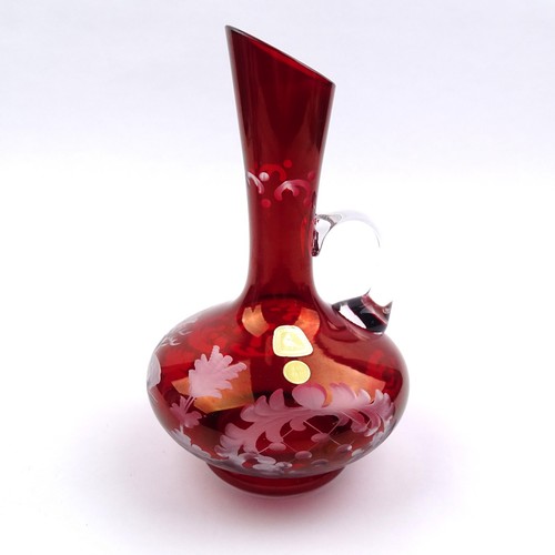Vaso rosso rubino vohenstrauss - vaso,