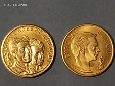 Coppia MONETE COMMEMORATIVE  Sciltian JOHN e ROBERT KENNEDY e CHRISTIAN BARNARD