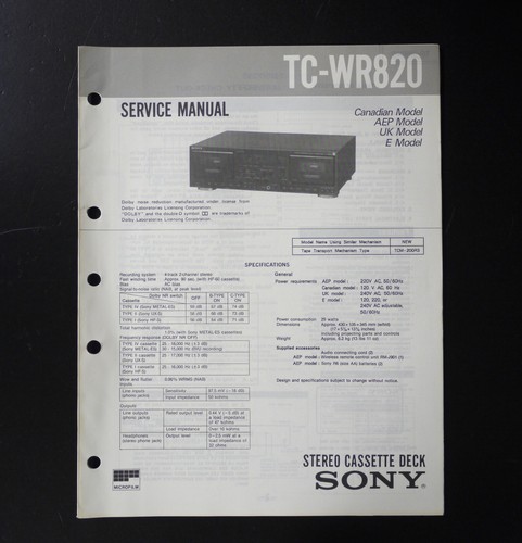 Originale sony wr820 - originale,