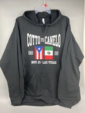 Black Hoodie Sweatshirt Cotto