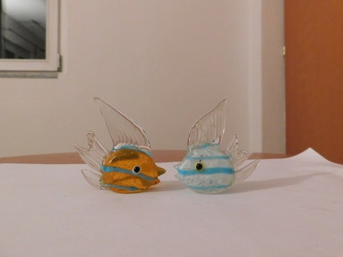 Vetro murano animali coppia - vetro,