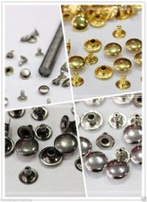 Da 50 a 1000pz borchie piatte