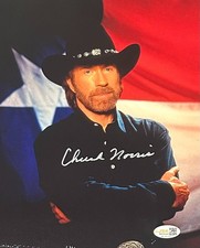 Chuck Norris foto firmata
