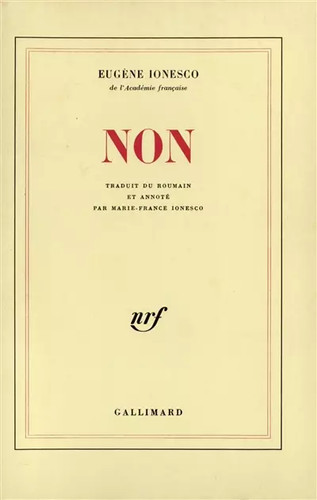 Non eugène ionesco et - non,,