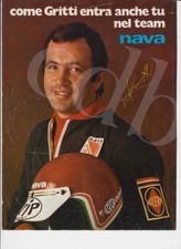 advertising Pubblicità brochure-A.GRITTI NAVA VIP-REGOLARITA-MOTO ROMEO 1974