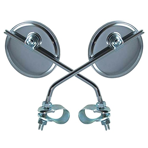 Specchio specchietto cromo - 2x,