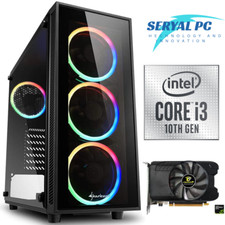 PC GAMING FISSO INTEL I3-10100F RAM 16GB HD 1TB NVIDIA GTX 1050TI 4GB DDR5 WIFI