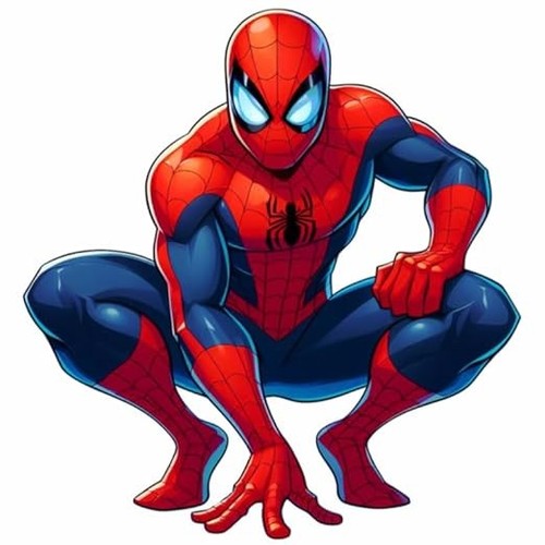 Adesivo murale spiderman super - murale,