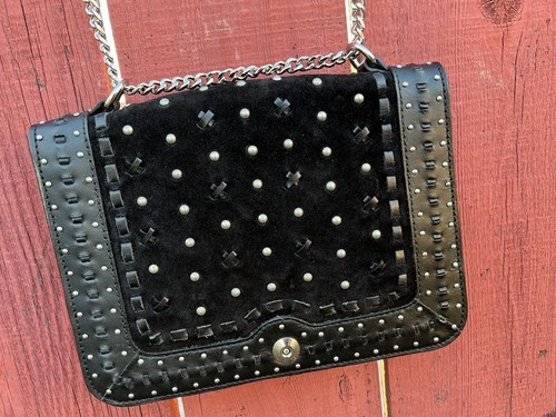 Borsa zara nera - borsa, scamosciata