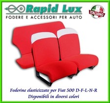 Coprisedili su misura per Fiat 500 Vintage (D-F-L-N-R) in tessuto elasticizzato