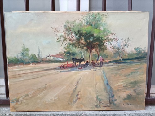 Quadro dipinto olio - dipinto, su