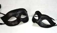 His and Hers Black Masquerade