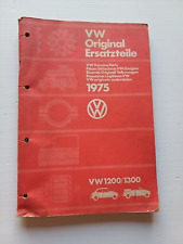 Volkswagen Maggiolino 1200-1300 cabrio-berlina 1975 catalogo ricambi ORIGINALE