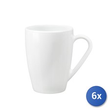 6x Tazze Mug In Vetro Opal