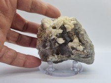Minerali fluorite con - con, barite
