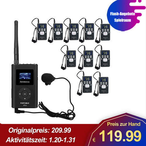 Retekess ft11 pr13 tour guide - ft11-pr13,