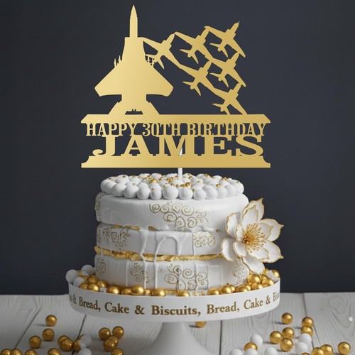 Cake topper compleanno aereo