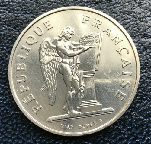 Monnaie 100f droits de - ,
