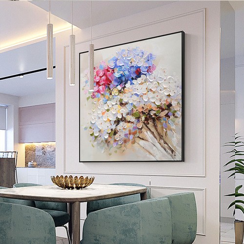 Quadro astratto dipinto mano - dipinto, a