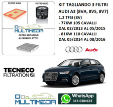 KIT TAGLIANDO 3 FILTRI TECNECO