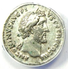 Moneta Argento Antonino Pio AR