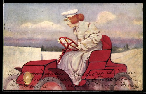 Cartolina artista raphael - d'artista,