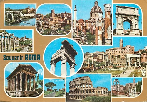 Souvenir roma cartolina - souvenir,