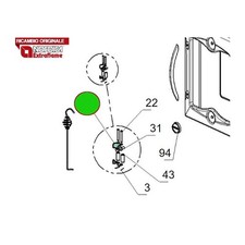 LA NORDICA - 7025707 - Molla chiusura porta SUPREMA AMERICA CUCINOTTA 